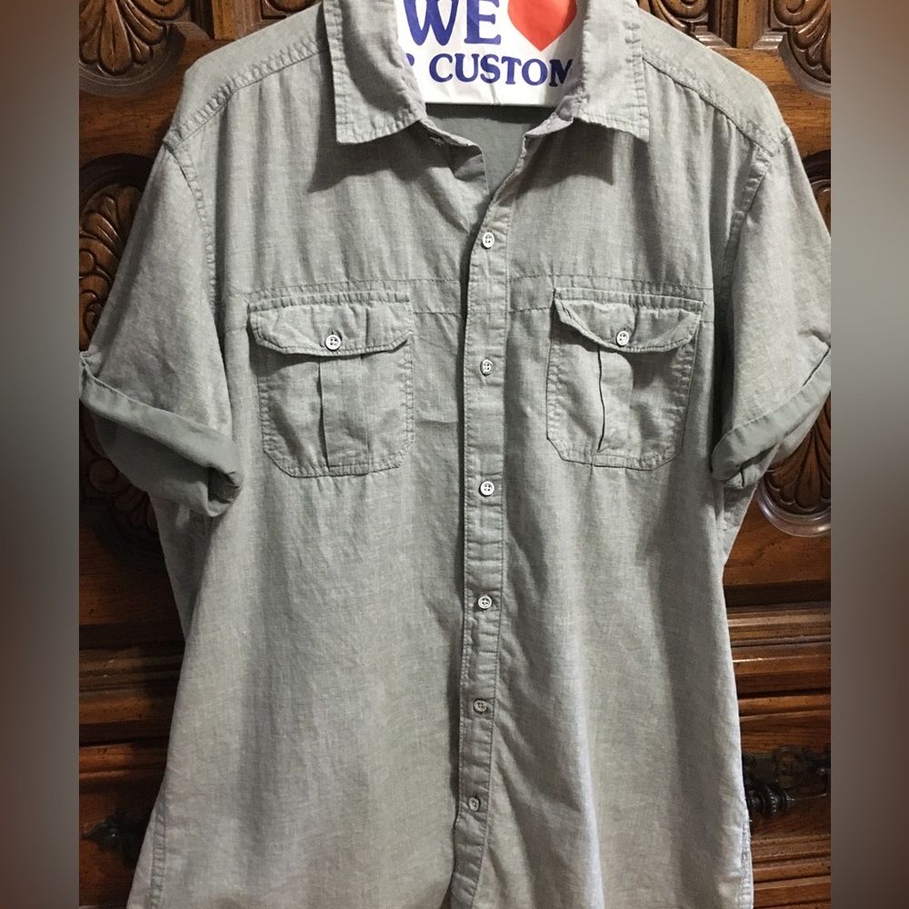 Mens grey  -p d & c - Shirt - Picture 5 of 13